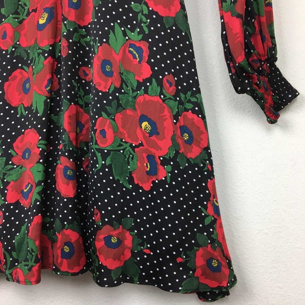 Free People Morning Light Polka Dot Floral Dress - Picture 5 of 8